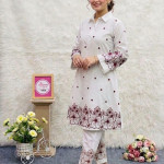 stylish Embroidery Two Piece Co-Ord Set