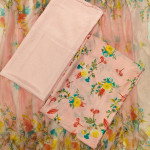 Indian Risika Silk Unstitch Three Piece