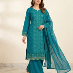 Cotton Unstitched Three Piece